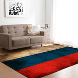 Tapis Salon Drapeau Russe