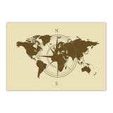 Tapis Mappemonde Exploration Boussole