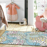 Tapis Paon Déco Mignonne