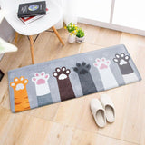 Tapis Chat Pattes Colorées