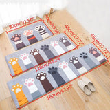 Tapis Chat <br> Pattes Colorées