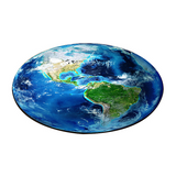 Tapis Rond Continent Vu Du Ciel