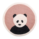 Tapis Panda Design Rosé
