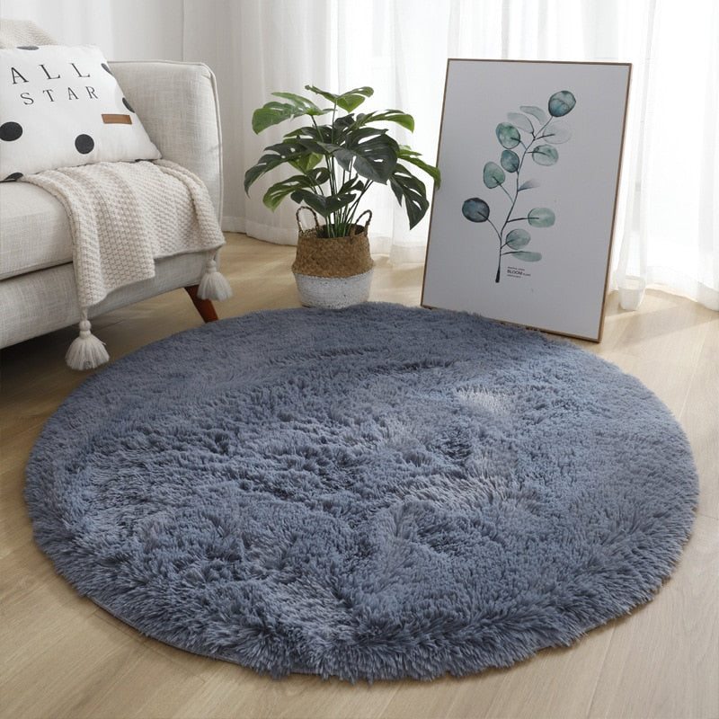 Treer Tapis Salon Shaggy Poil Long, Lavable Anti-Dérapant Chaise Canapé Natte pour Intérieur Séjour Chambre Couloir Cuisine Bureau Tapis carré Motif Nordique (Rouge foncé,60 * 160cm