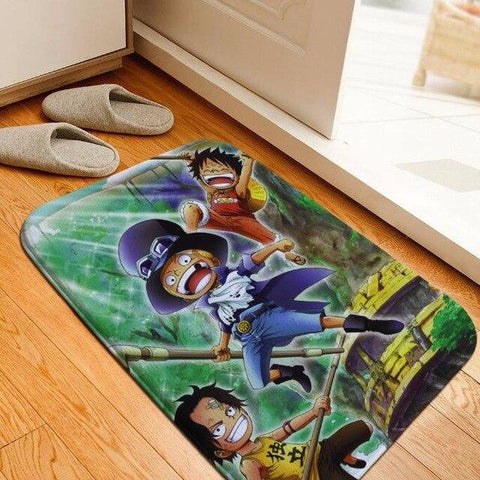 Tapis One Piece Sabo Luffy et Ace