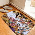 Tapis De Bain One Piece Équipage au Chapeau de Paille