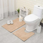 Tapis de Bain <br> Et Contour WC Beige