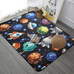 Tapis pour Enfants Invasion Extraterrestre